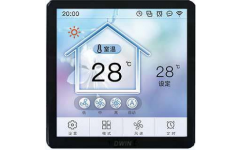 4寸墙面控制屏   HCI9000QK