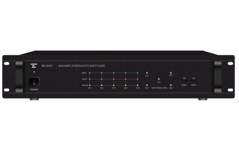 BK-5341  5主1备功放切换器
