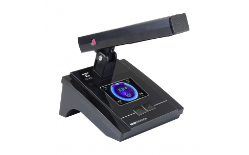 TK-831&nbsp; &nbsp;有线讨论型主席单元（铝合金面板+2.4寸彩屏+方杆）